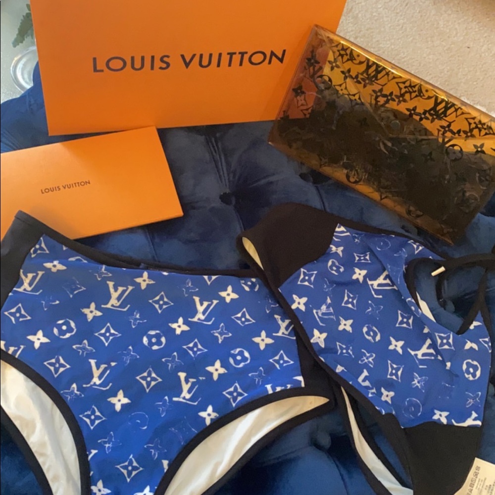 Louis Vuitton Halter Top Swimsuit ONLY!! Bag and bottom SOLD SEPARATELY!!